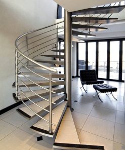 Cầu Thang Inox Uốn Lượn