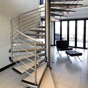 Cầu Thang Inox Uốn Lượn